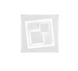 Plafón de techo Trio Degas LED blanco mate CCT 35,5cm R63511131