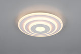 Plafón de techo Trio Goya LED blanco mate CCT Ø30cm R63521131