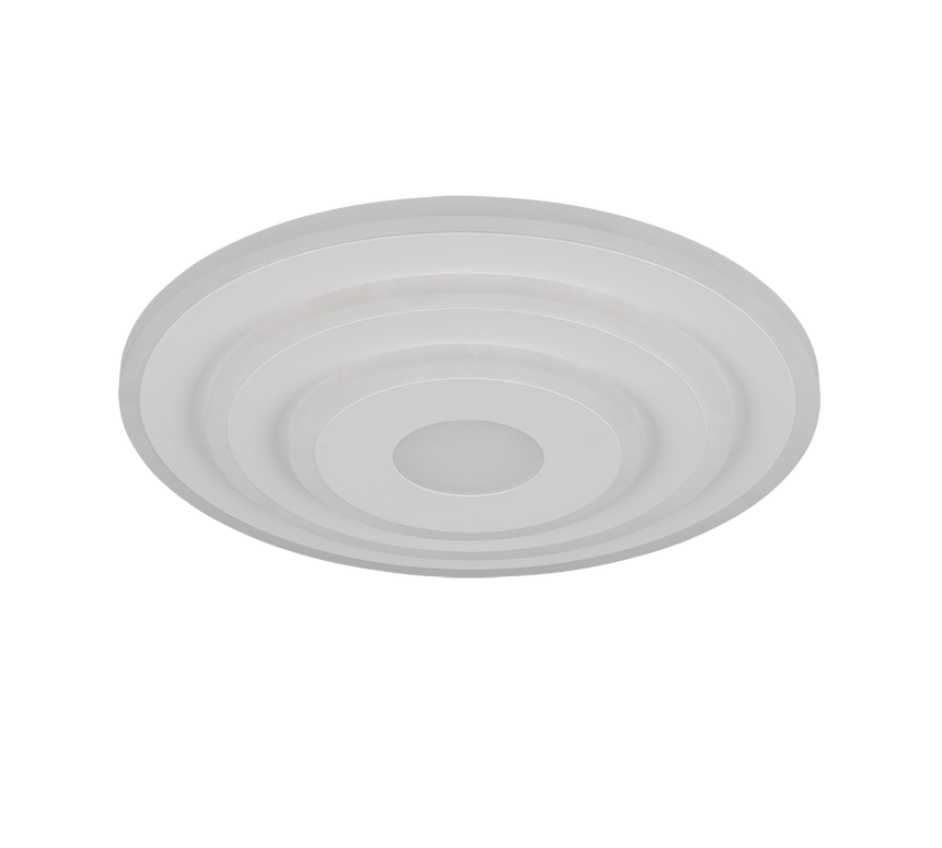 Plafón de techo Trio Goya LED blanco mate CCT Ø30cm R63521131
