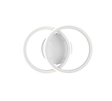 Plafón de techo Trio Kasia LED blanco mate 4000K 26,5cm R63531131