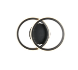 Plafón de techo Trio Kasia LED negro mate 3000K 26,5cm R63531132