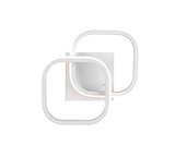 Plafón de techo Trio Kasia LED blanco mate 4000K 24cm R63531931