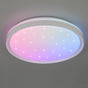 Plafón de techo Trio Solit LED blanco mate CCT Ø39cm R63581131