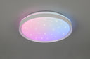 Plafón de techo Trio Solit LED blanco mate CCT Ø39cm R63581131