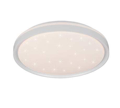 Plafón de techo Trio Solit LED blanco mate CCT Ø39cm R63581131