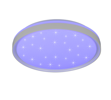 Plafón de techo Trio Solit LED blanco mate CCT Ø39cm R63581131