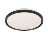 Plafón de techo Trio Solit LED negro mate CCT Ø39cm R63581132