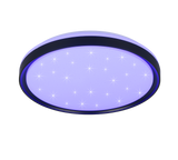 Plafón de techo Trio Solit LED negro mate CCT Ø39cm R63581132