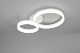 Plafón de techo Trio Scope LED blanco mate 4000K 51cm R63601231