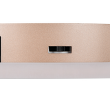 Plafón de techo Trio Calle LED marrón café Ø50cm R63631165