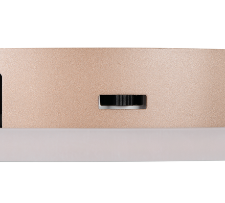Plafón de techo Trio Calle LED marrón café Ø50cm R63631165