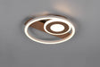 Plafón de techo Trio Horus LED marrón café 3000K 32cm R63671165
