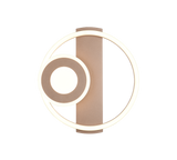 Plafón de techo Trio Horus LED marrón café 3000K 32cm R63671165