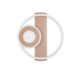 Plafón de techo Trio Horus LED marrón café 3000K 32cm R63671165