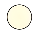 Plafón de techo Trio Slope LED negro mate CCT Ø49cm R63771932