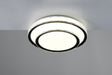 Plafón de techo Trio Dima LED negro 4000K Ø39cm R63871102