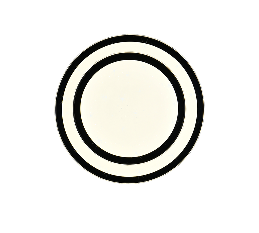 Plafón de techo Trio Dima LED negro 4000K Ø39cm R63871102