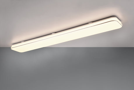 Plafón de techo Trio Blanca grande LED blanco 3000K 120cm R64141401