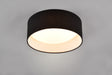 Plafón de techo Trio Locarno LED negro 3000K regulable Ø30cm R64191102
