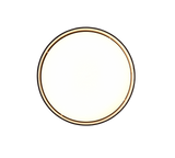 Plafón de techo Trio Locarno LED negro 3000K regulable Ø30cm R64191102