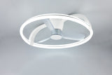 Trio Stockholm Ventilador de techo LED regulable blanco 73cm 37W con mando R64262131