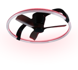 Plafón de techo Trio Stockholm LED negro mate CCT Ø73,5cm R64262932