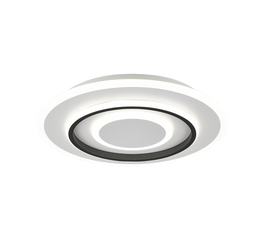 Plafón de techo Trio Jora LED blanco mate CCT Ø41cm R64303131