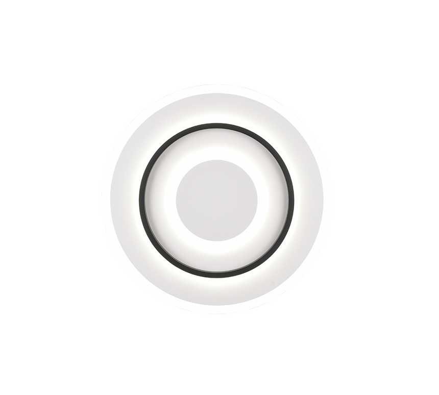 Plafón de techo Trio Jora LED blanco mate CCT Ø41cm R64303131
