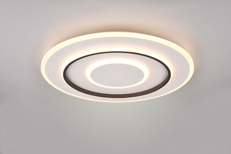 Plafón de techo Trio Jora estera blanca R64303931
