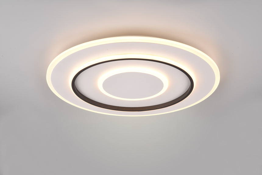 Plafón de techo Trio Jora estera blanca R64303931