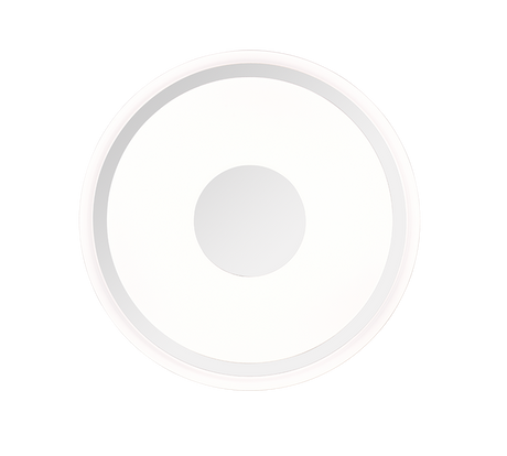 Plafón de techo Trio Bunda LED cromo 4000K regulable Ø33cm R64361106