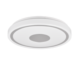 Plafón de techo Trio Bunda LED cromo 4000K regulable Ø33cm R64361106