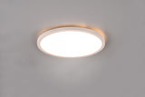 Plafón de techo Trio Aureo LED blanco mate CCT Ø29cm R64371131