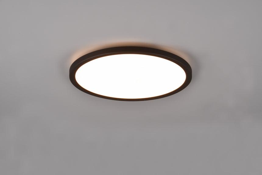 Plafón de techo Trio Aureo estera negra R64371132