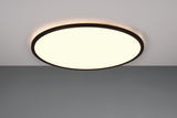 Plafón de techo Trio Scott LED negro mate CCT Ø50cm R64381032