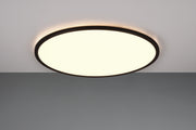 Plafón de techo Trio Scott LED negro mate CCT Ø50cm R64381032