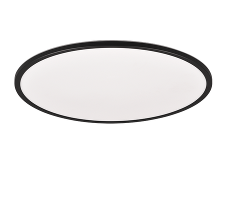 Plafón de techo Trio Scott LED negro mate CCT Ø50cm R64381032