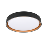Plafón de techo Trio Felis LED negro y dorado CCT regulable con mando Ø40cm R64391080 - vista 5