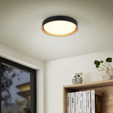 Plafón de techo Trio Felis LED negro y dorado CCT regulable con mando Ø40cm R64391080 - vista 6