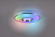 Plafón de techo Trio Realta LED brushed aluminium CCT Ø39cm R64401005