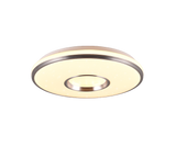 Plafón de techo Trio Realta LED brushed aluminium CCT Ø39cm R64401005