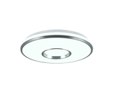 Plafón de techo Trio Realta LED brushed aluminium CCT Ø39cm R64401005