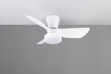 Ventilador de techo con luz LED regulable DC silencioso 76cm 20W mando R64412131