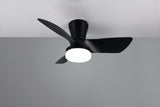 Ventilador de techo RANDERS LED negro regulable mando R64412132