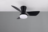 Ventilador de techo RANDERS LED negro regulable mando R64412132