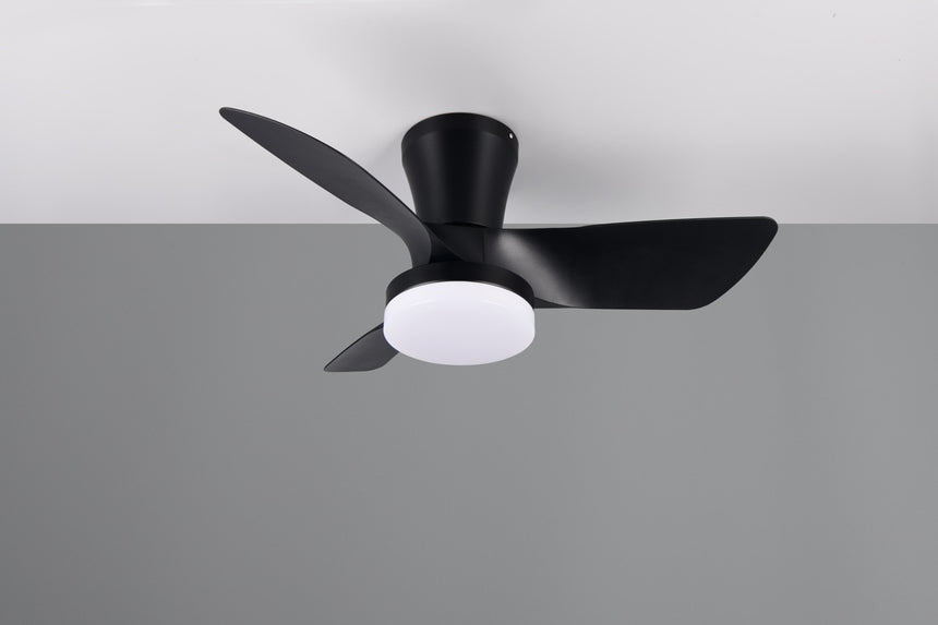 Ventilador de techo RANDERS LED negro regulable mando R64412132