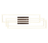 Plafón de techo Trio Corso LED níquel mate CCT 66cm R64423107