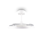 Ventilador de techo Trio Kasfjord LED blanco mate CCT regulable con mando Ø106,5cm R64452131 - vista 3