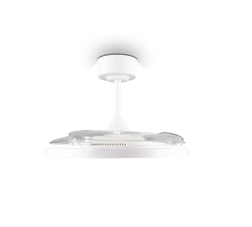 Ventilador de techo Trio Kasfjord LED blanco mate CCT regulable con mando Ø106,5cm R64452131 - vista 3