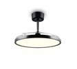 Ventilador de techo Trio Kasfjord LED negro mate CCT Ø106cm R64452132
